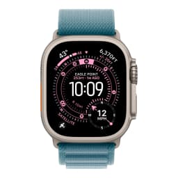 Apple Watch Ultra 3 (2025) Natural Case with Blue Alpine Loop(Голубой ремешок) - вид 2