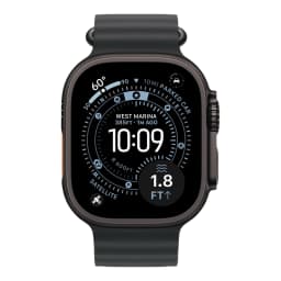 Apple Watch Ultra 3 (2025) Black Case with Black Ocean Band(Черный ремешок) - вид 2