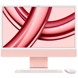Apple iMac 24" Retina 4,5K, M3 (8C CPU, 10C GPU, 2023), 8 ГБ, 256 ГБ SSD, розовый (MQRT3) - вид 1