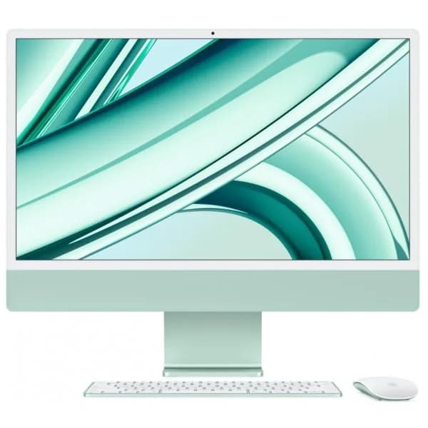 Apple iMac 24" Retina 4,5K, M3 (8C CPU, 8C GPU, 2023), 8 ГБ, 256 ГБ SSD, зеленый (MQRA3)
